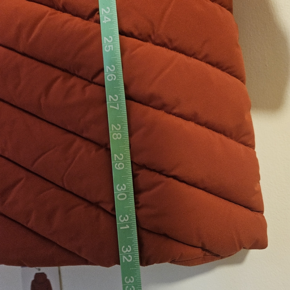 DKNY Orange Puffer Jacket - Picture 6 of 6